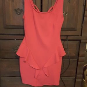 Bodycon pink dress